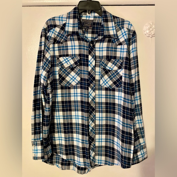 Men’s Authentic workwear flannel shirt. Great condition washed and steamed. Nice - Picture 1 of 5